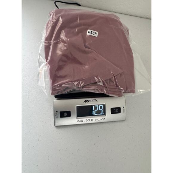 FIGS Scrub Jogger Pants Womens Small Pink Technical Collection Elastic Waist - Picture 15 of 15